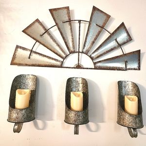 Farmhouse wall decor galvanized